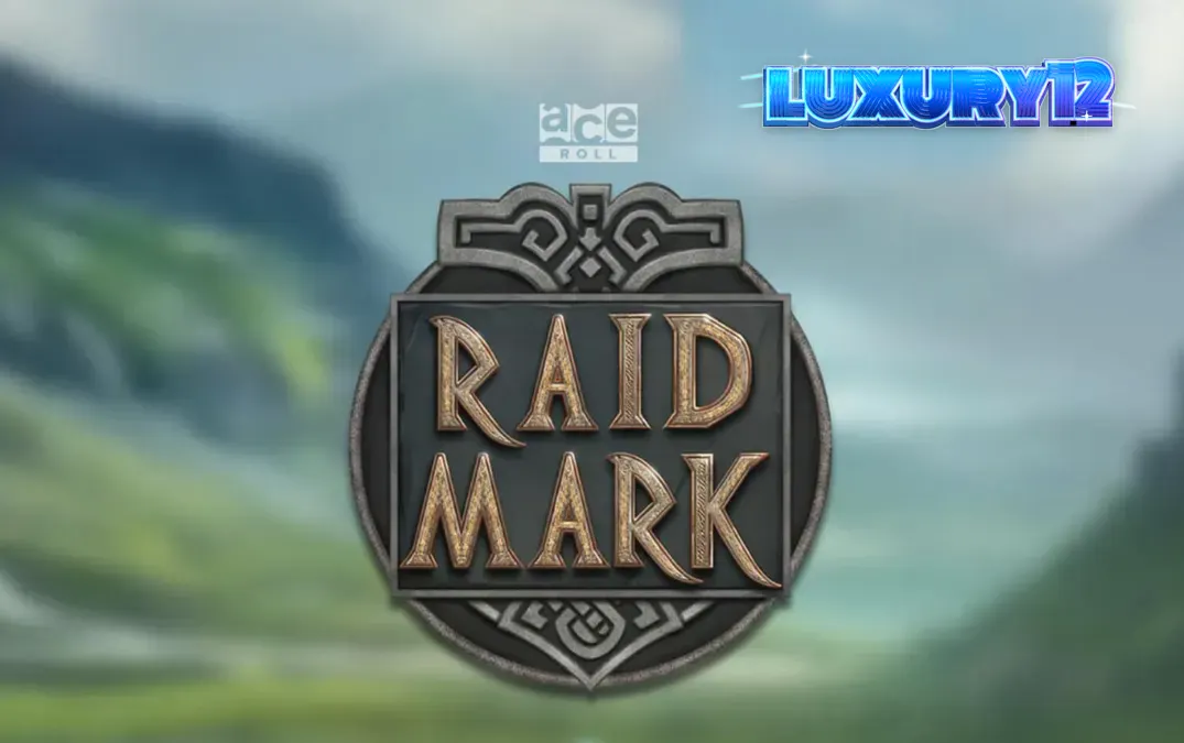 Tampilan visual slot Raidmark dengan tema Viking yang intens